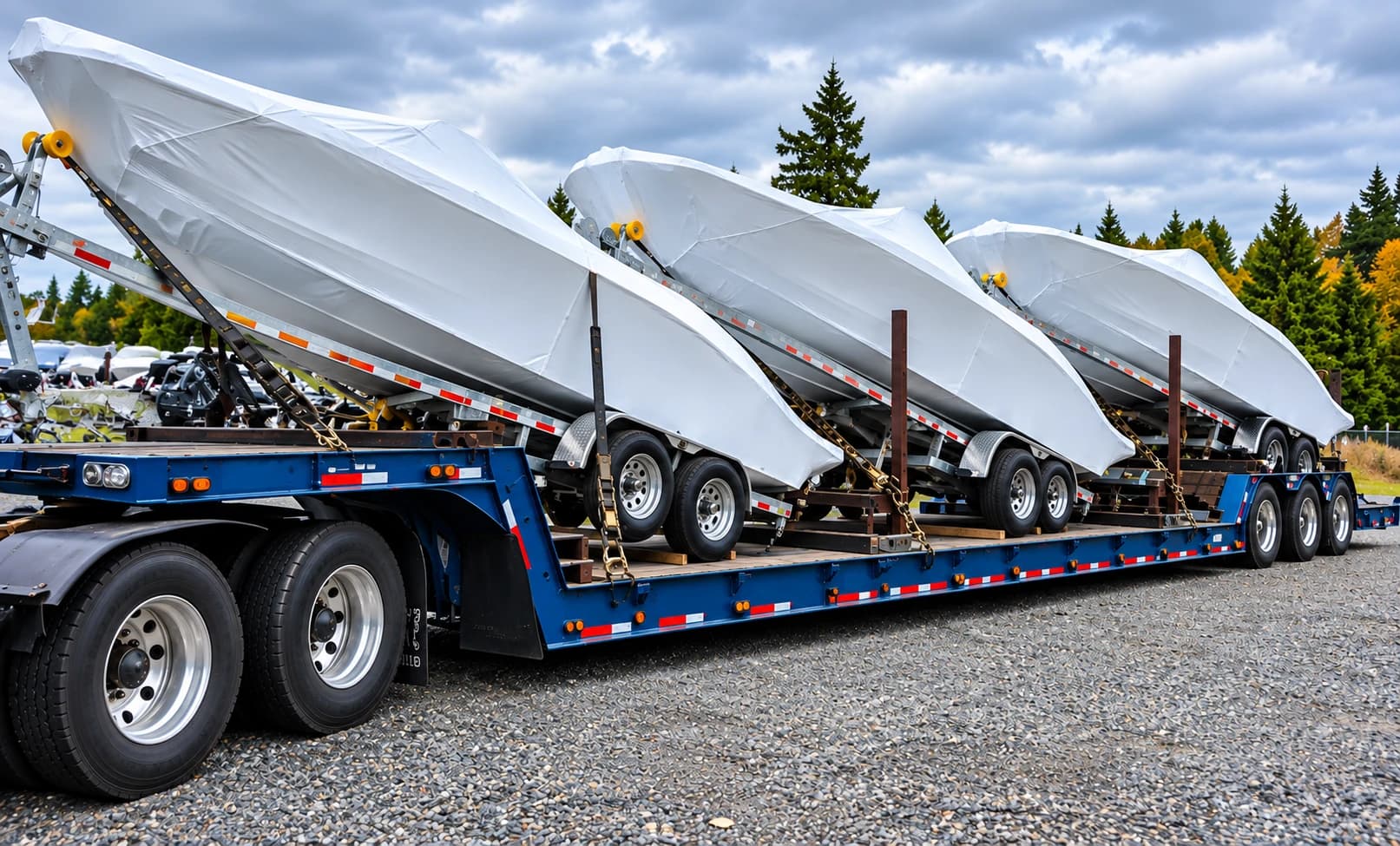 Marine boat inventory ready for dealer-to-dealer wholesale opportunities